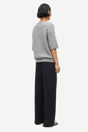 Saanoura SS Cardigan in Grey Mel