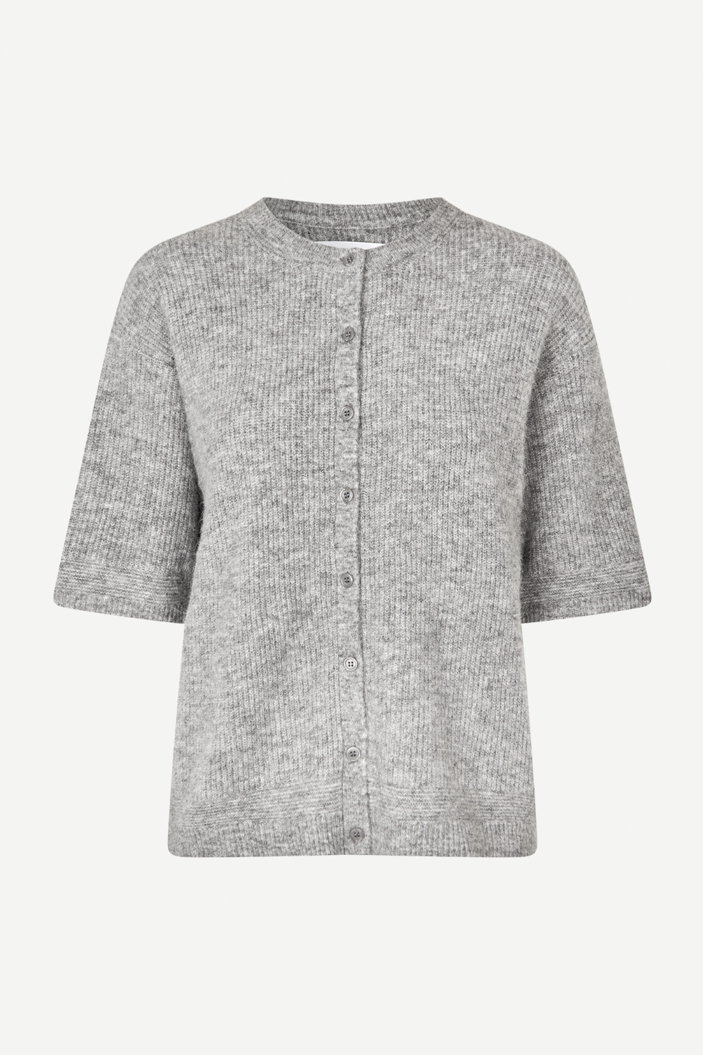 Saanoura SS Cardigan in Grey Mel