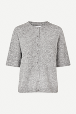 Saanoura SS Cardigan in Grey Mel
