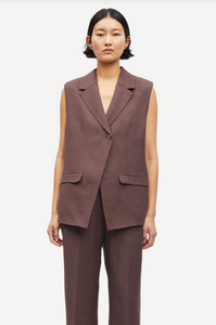 Sathena Vest in French Roast