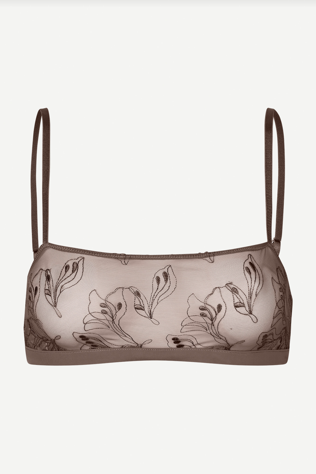Saaudrey Bandeau Bra in French Roast