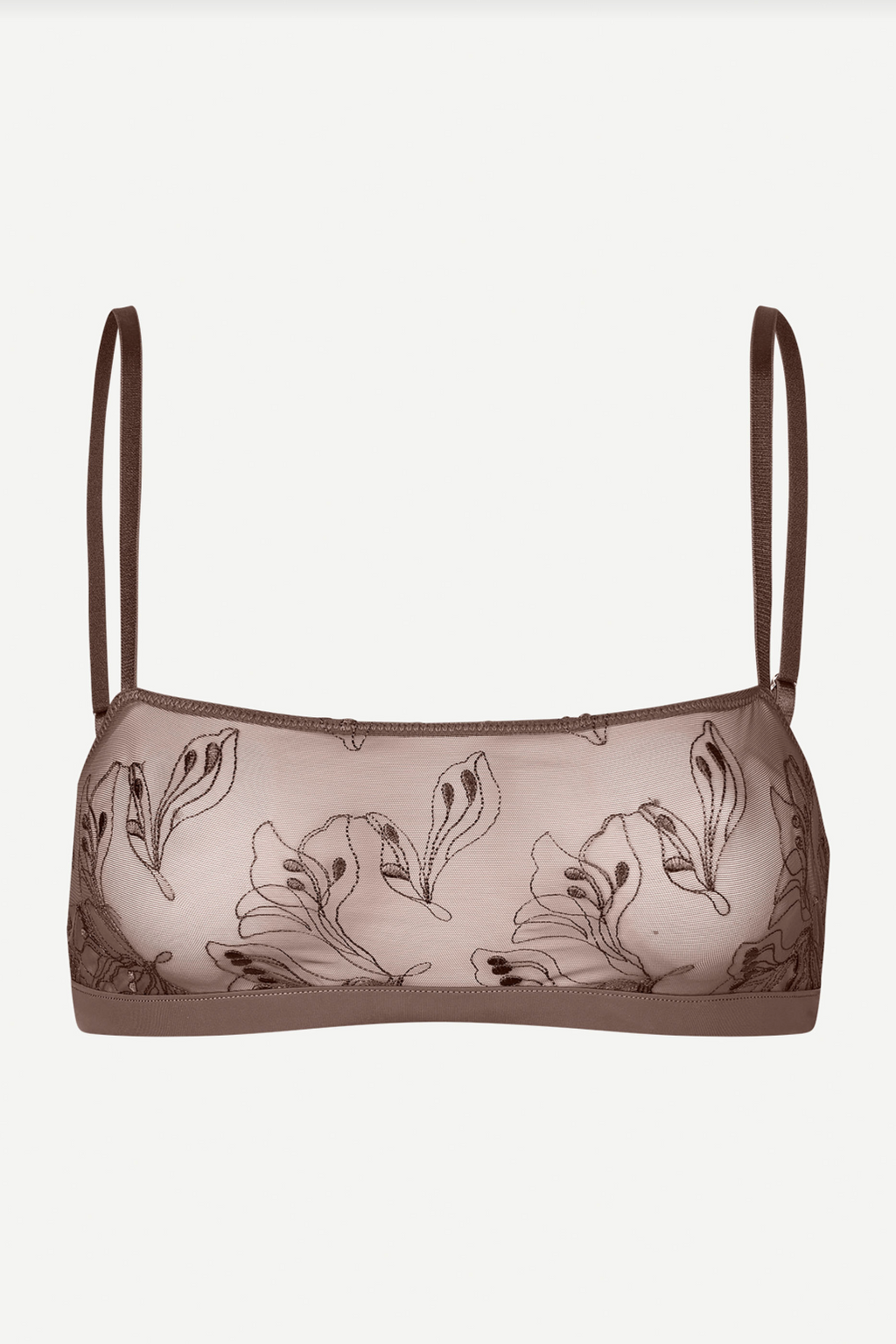 Saaudrey Bandeau Bra in French Roast