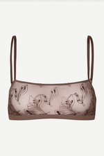 Saaudrey Bandeau Bra in French Roast