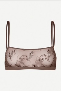 Saaudrey Bandeau Bra in French Roast