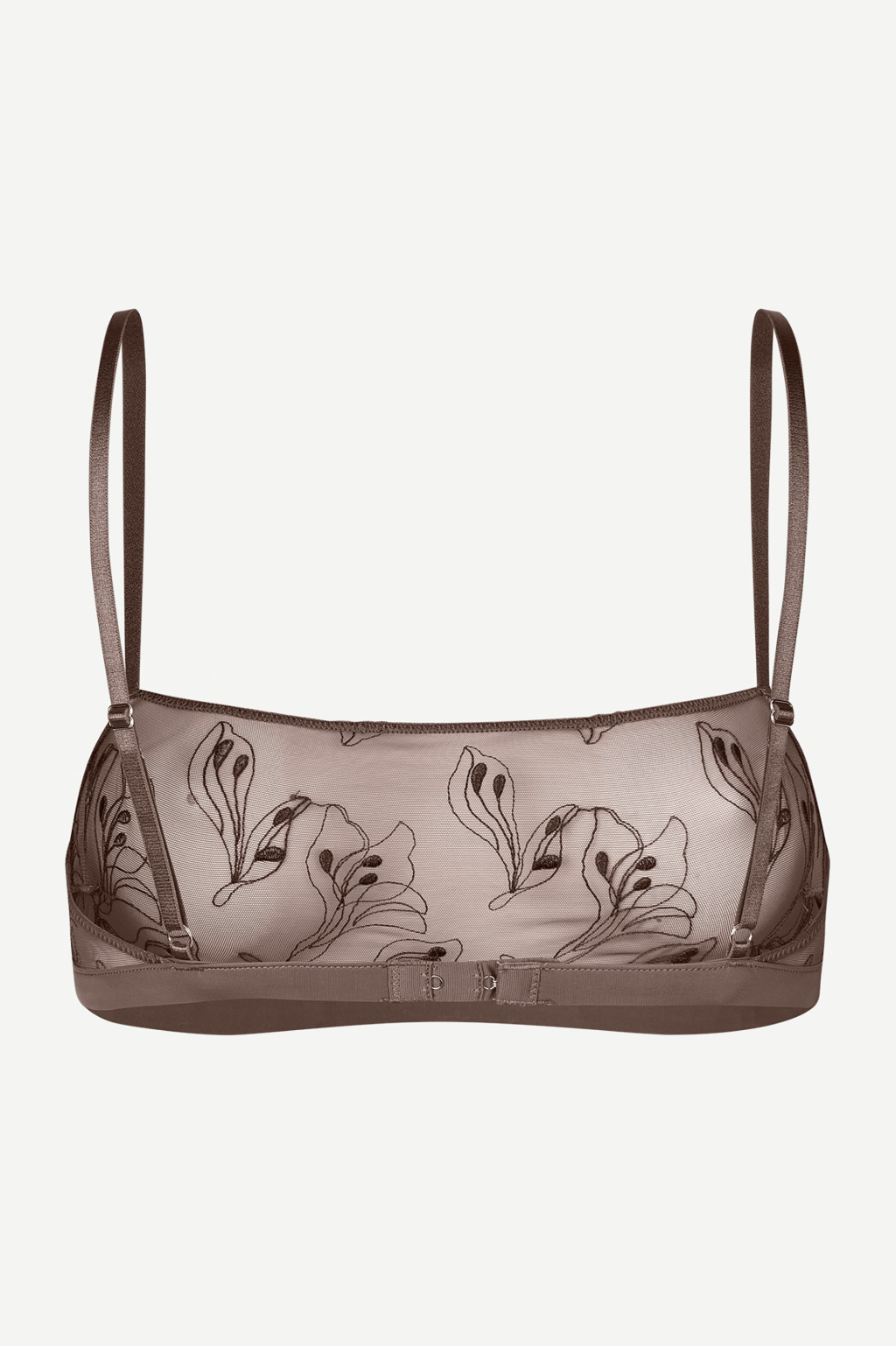 Saaudrey Bandeau Bra in French Roast