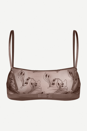 Saaudrey Bandeau Bra in French Roast