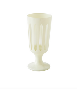 Empire Footed Ale Glass in Powder