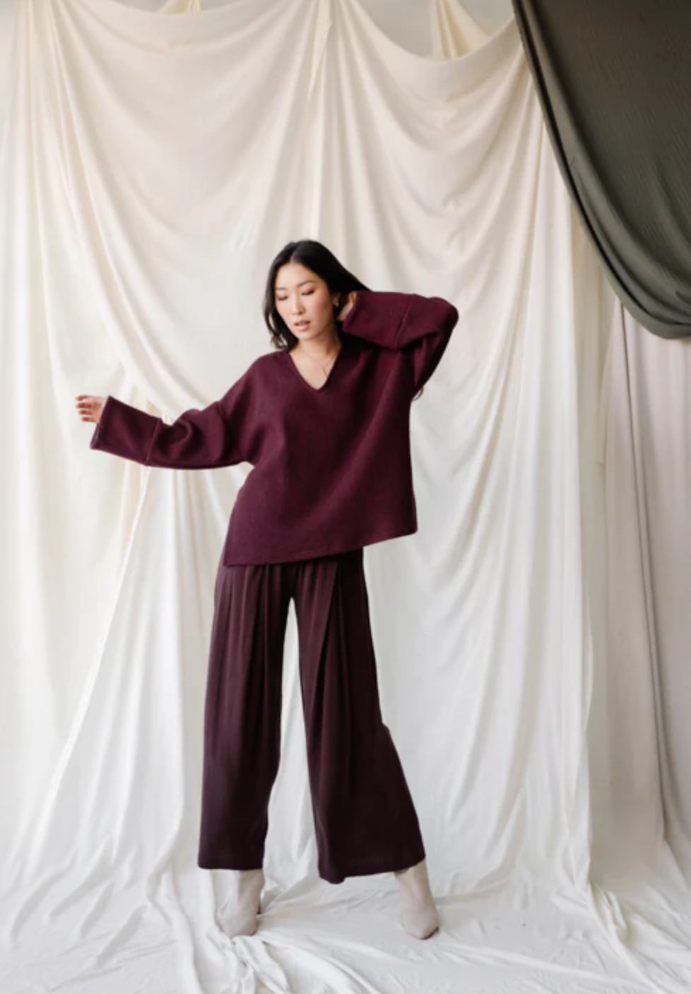 Getaway Pant in Merlot