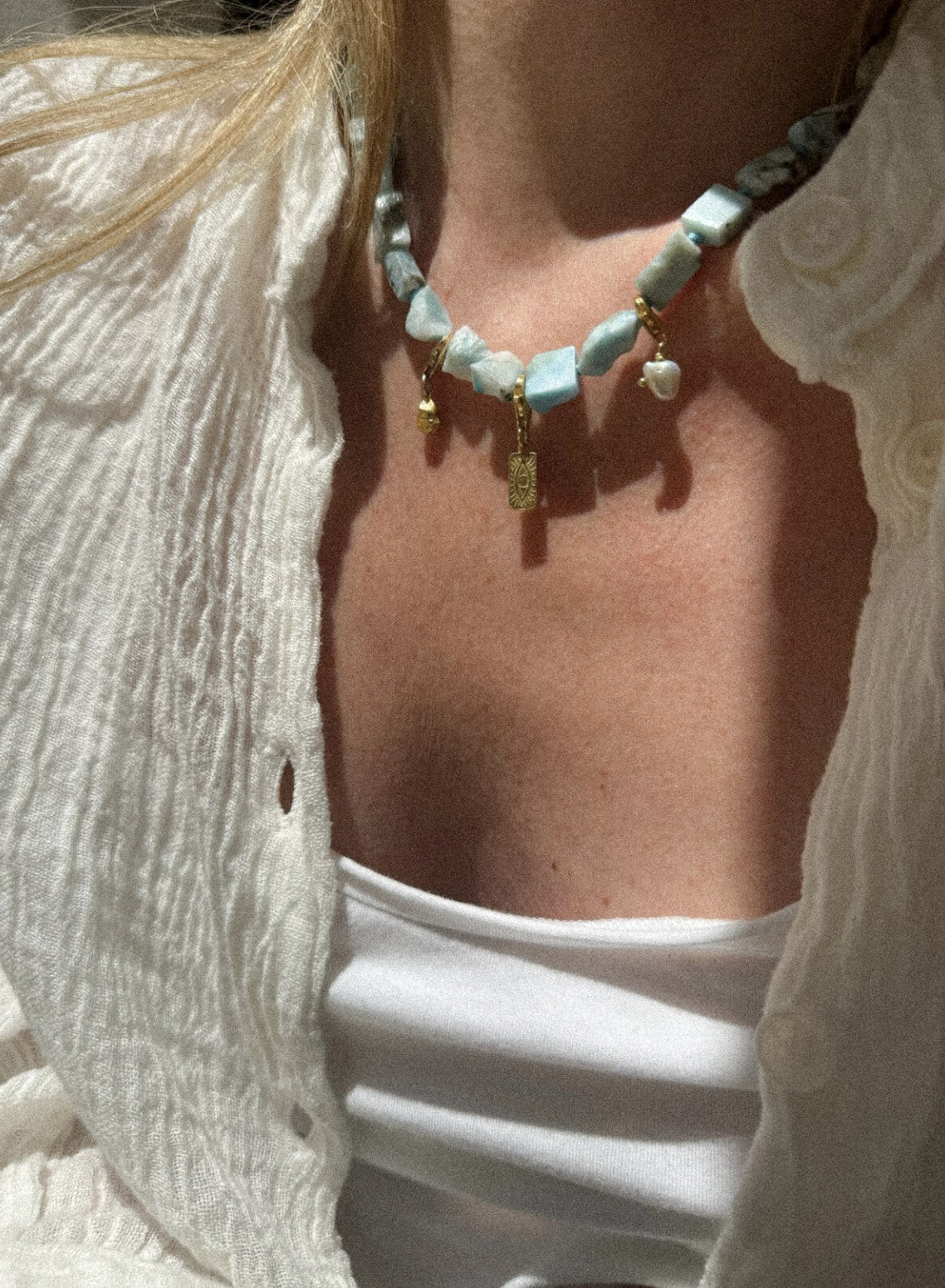 Lanimar Pebble & Charms Necklace