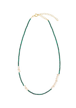 Pine Tube Pearl Necklace