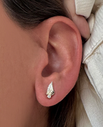 14K Gold Tiny “Wings” Talisman 2025 Earrings