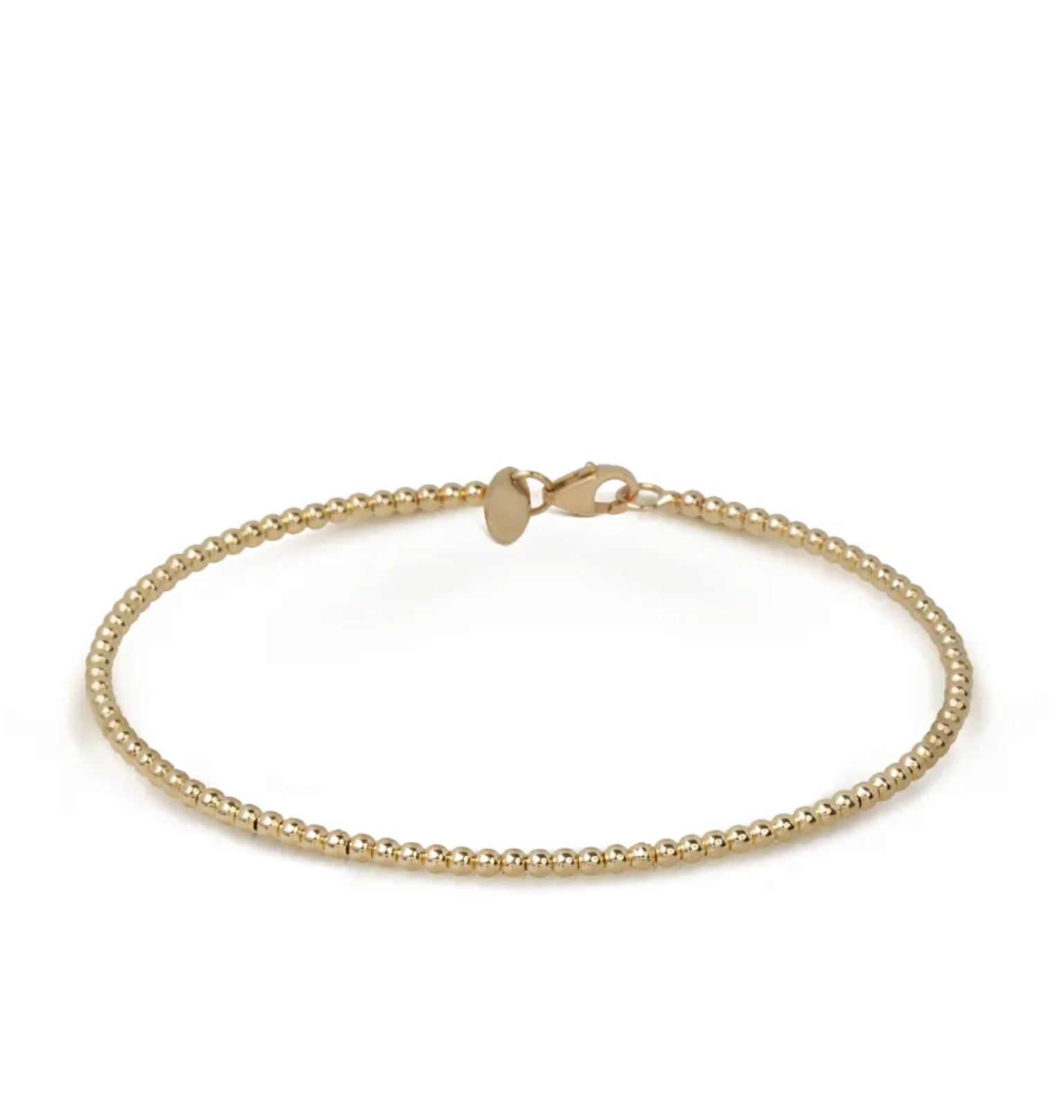 14K Gold Dot Bracelet
