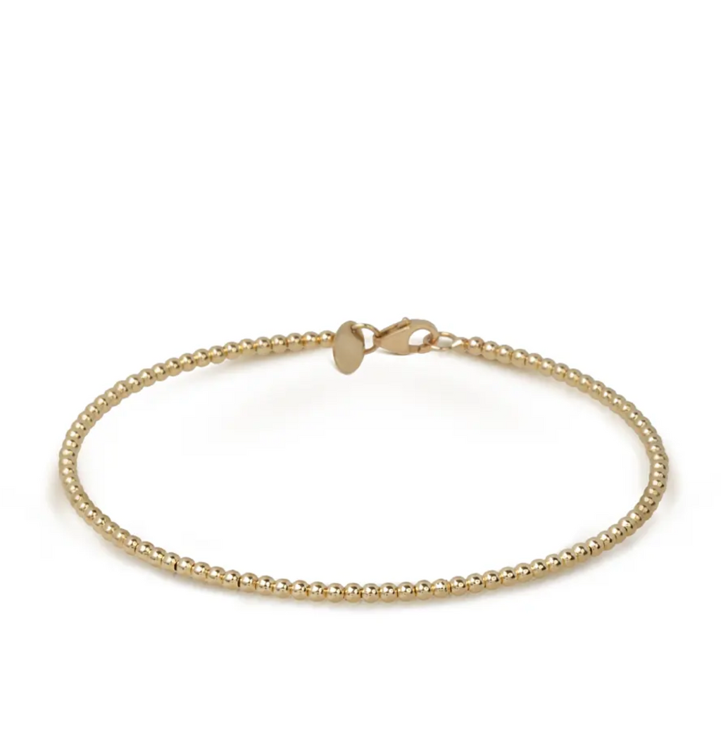 14K Gold Dot Bracelet