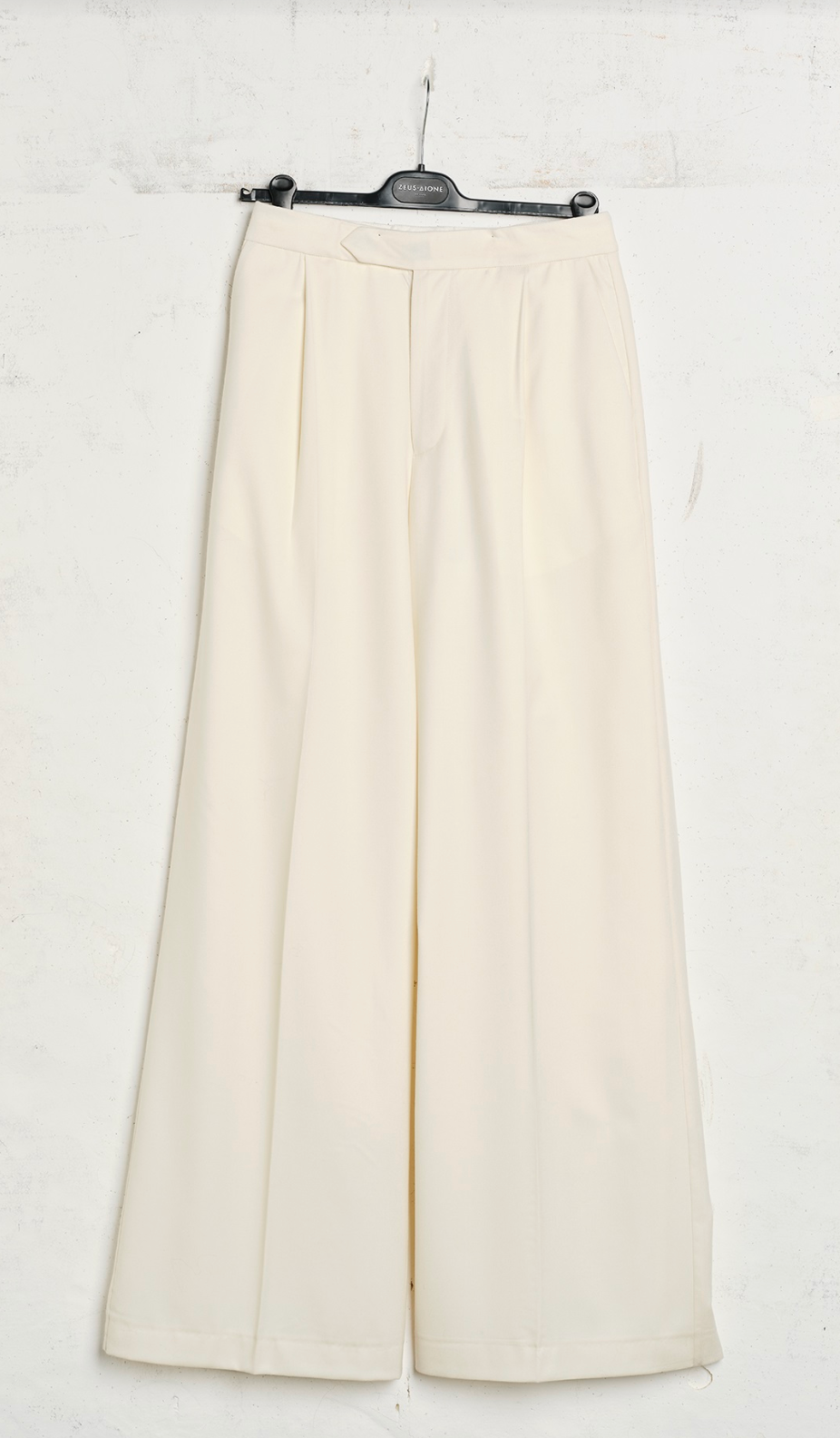 Fractal Wide Leg Pants - Ivory