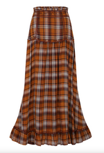 Jinete Skirt- Brown Plaid