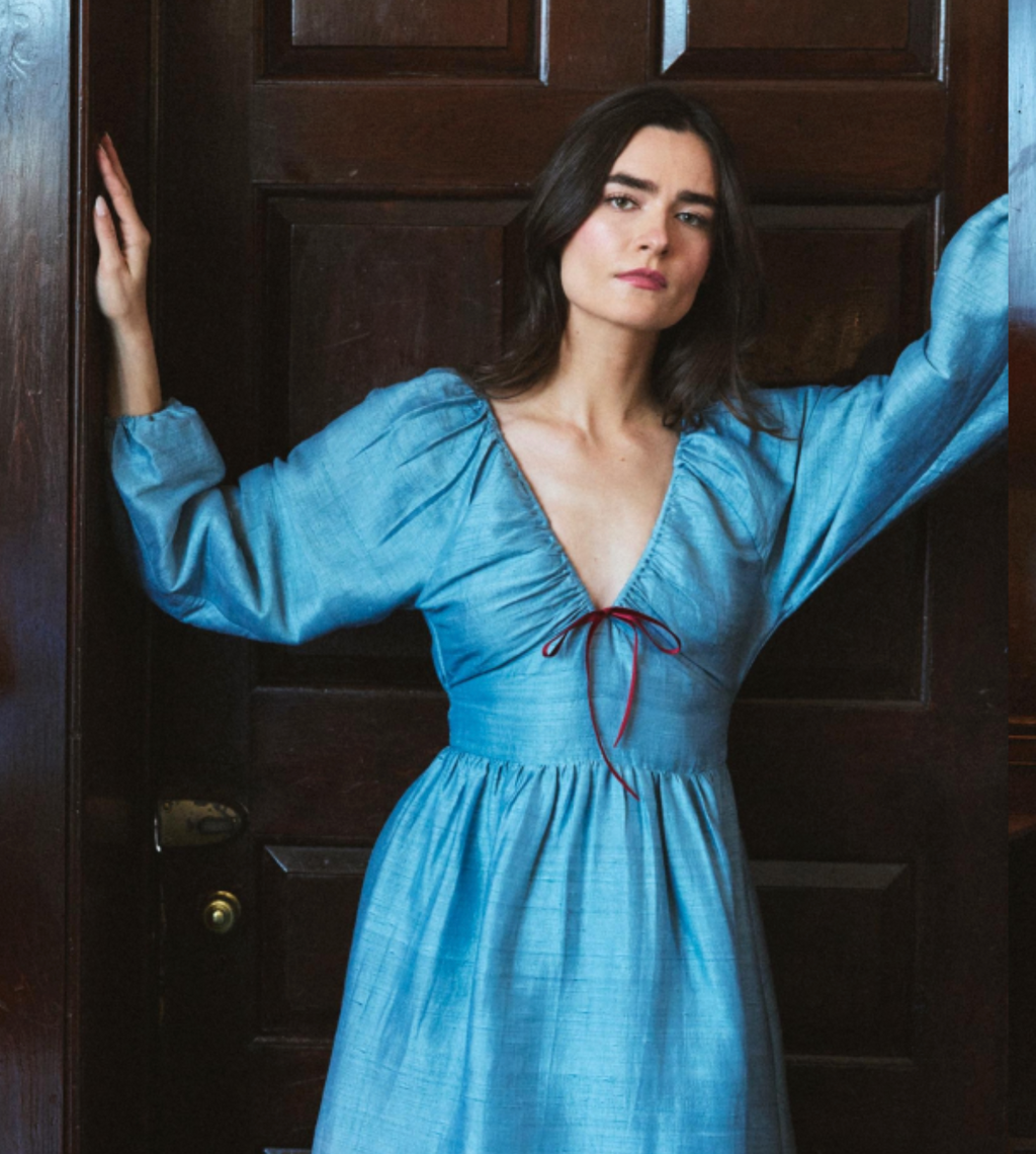 Eloise Dress in French Blue