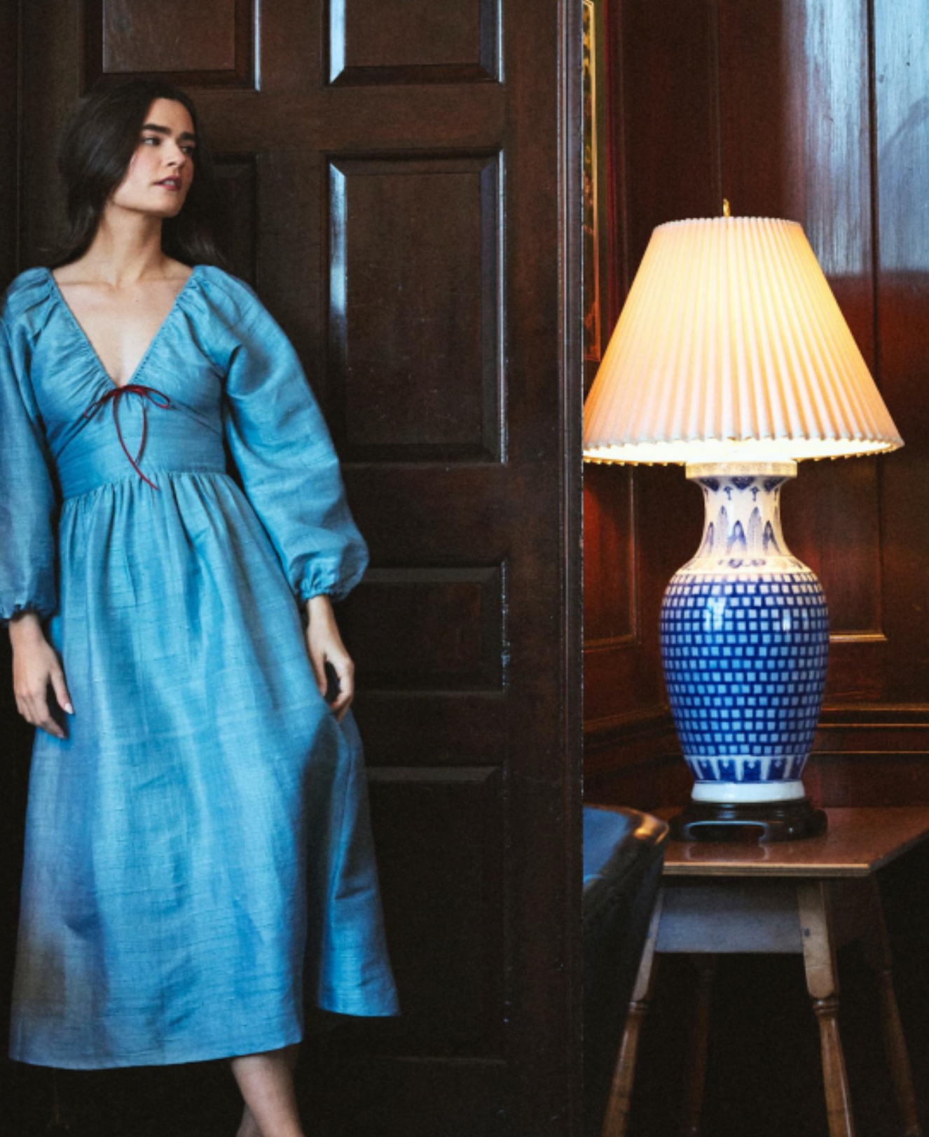 Eloise Dress in French Blue
