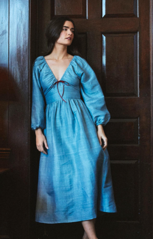 Eloise Dress in French Blue