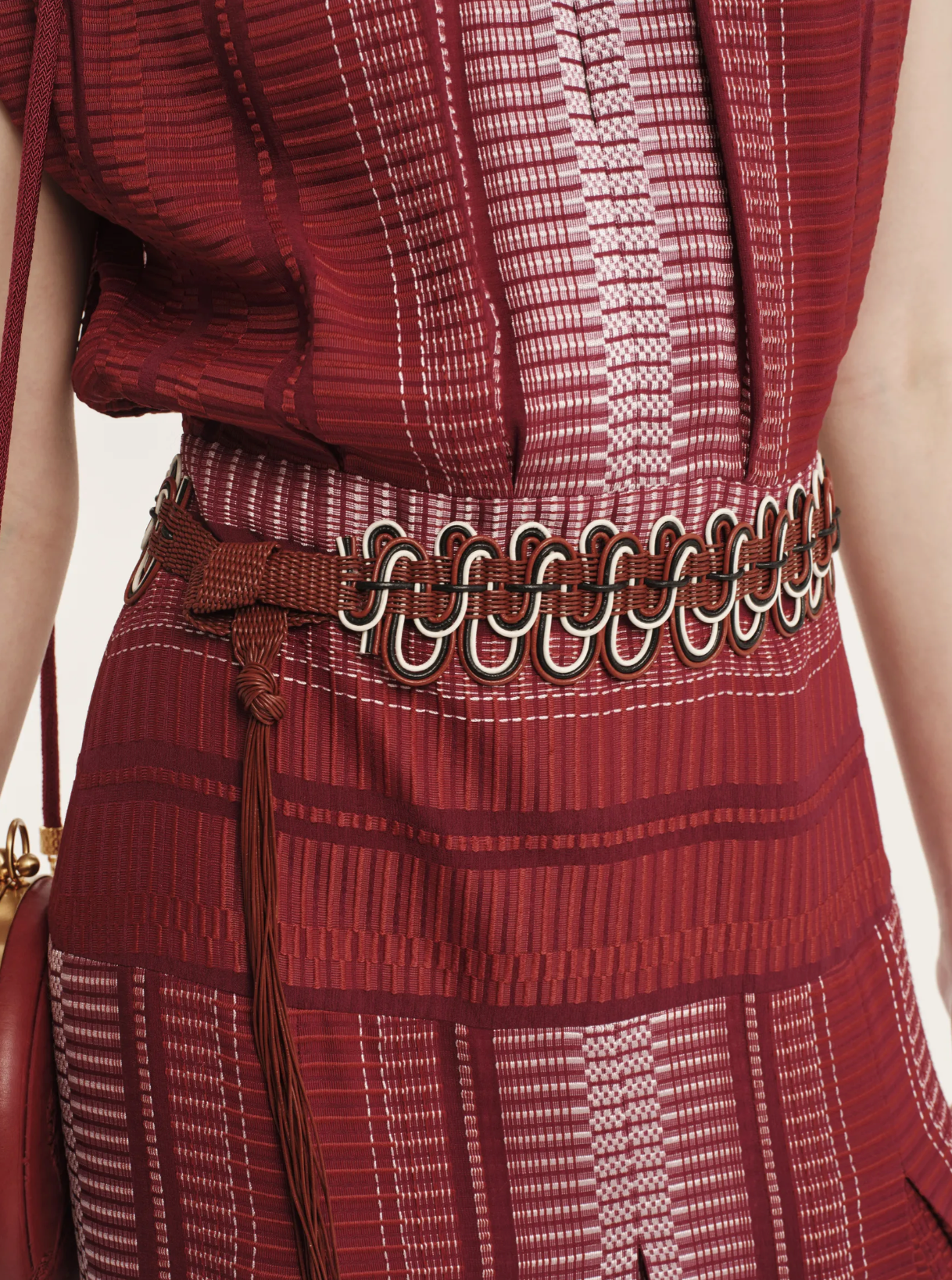 Therion Dress in Burgundy