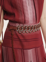 Therion Dress in Burgundy