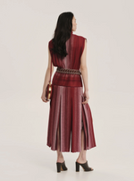 Therion Dress in Burgundy