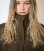 Olive Gabardine in Dark Olive