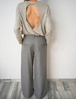 City Sweater in Grey Mélange