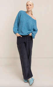 Freya Sweater in Vintage Blue