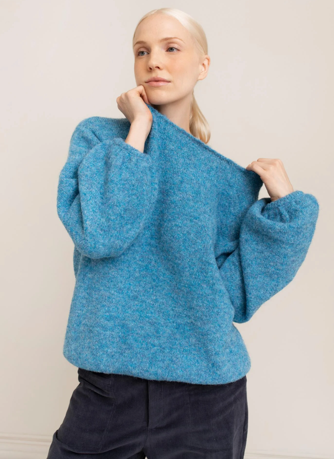 Freya Sweater in Vintage Blue
