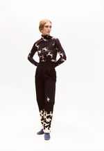 Sur Top in Black Cream