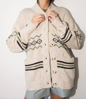 Adrien Cardigan in Vintage Oat