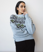 Elisha Sweater in Blue Cream