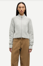 Sajeanne Cardigan in Light Grey Mel