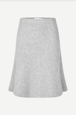 Sajeanne Skirt in Light Grey Mel