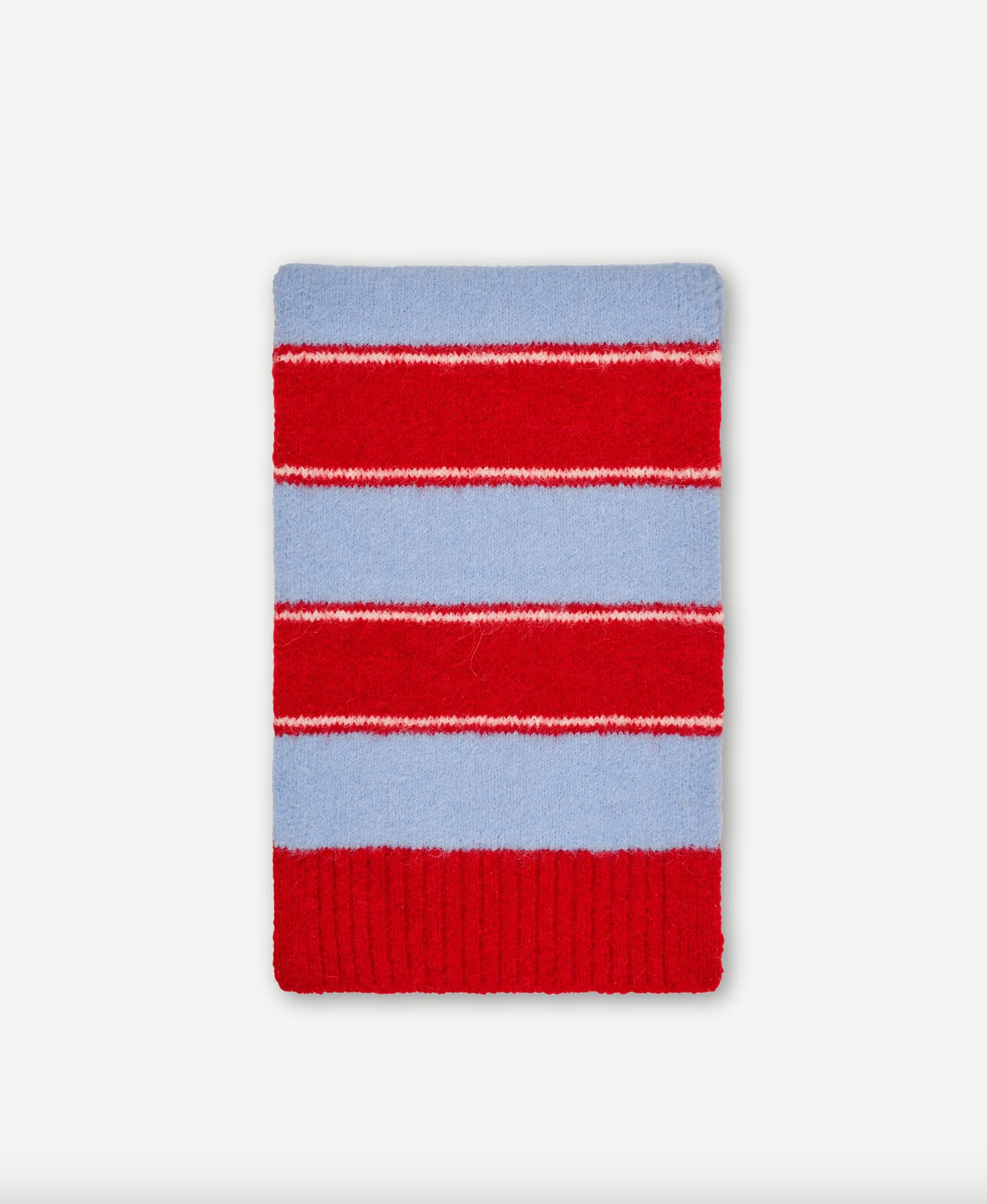 Sajeanne Scarf in Haute Red Stripe
