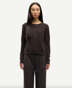 Saboston Cardigan in Black Coffee