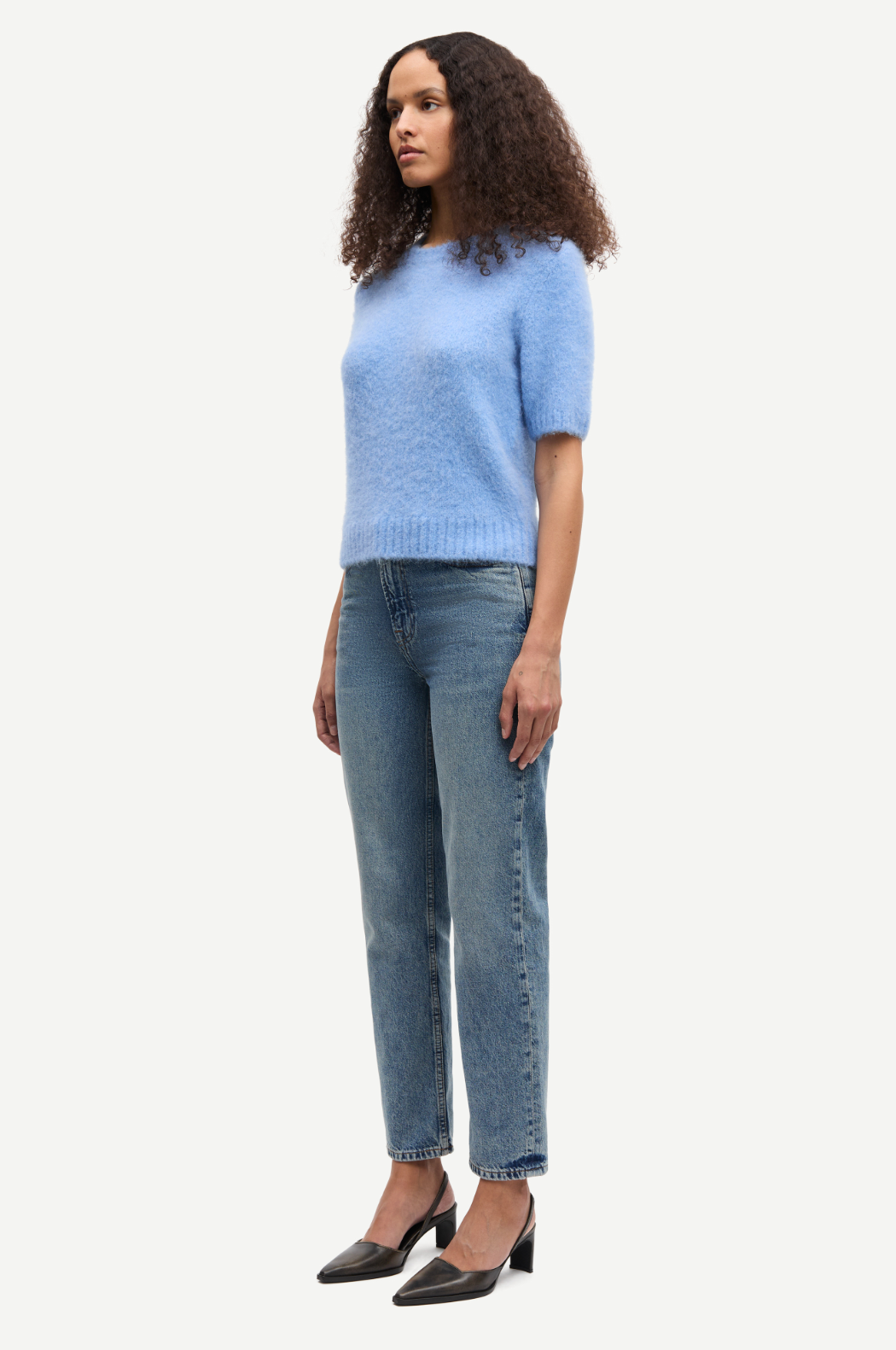 Sajeanne Top in Della Robbia Blue