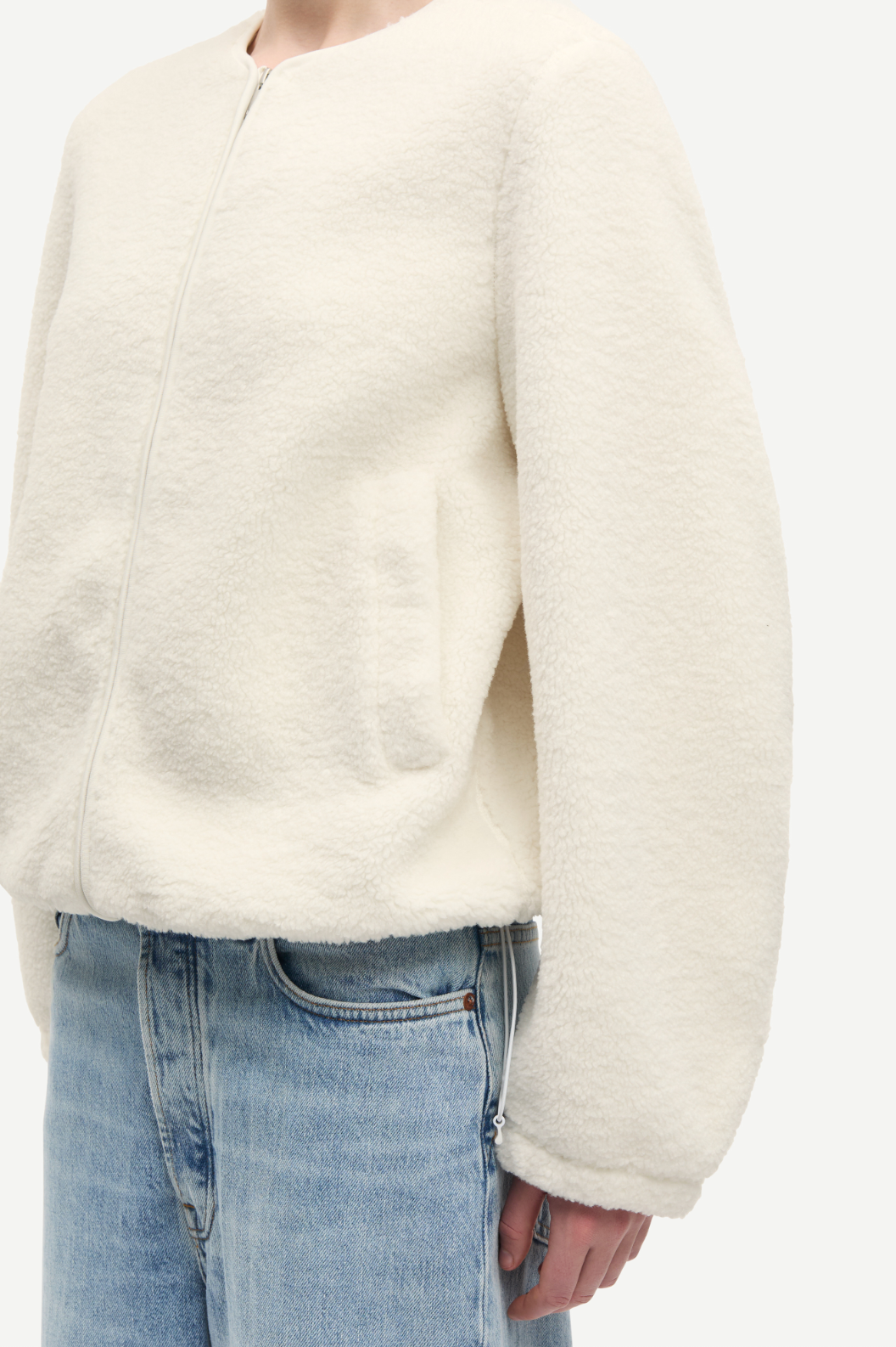 Saautumn Jacket in Clear Cream