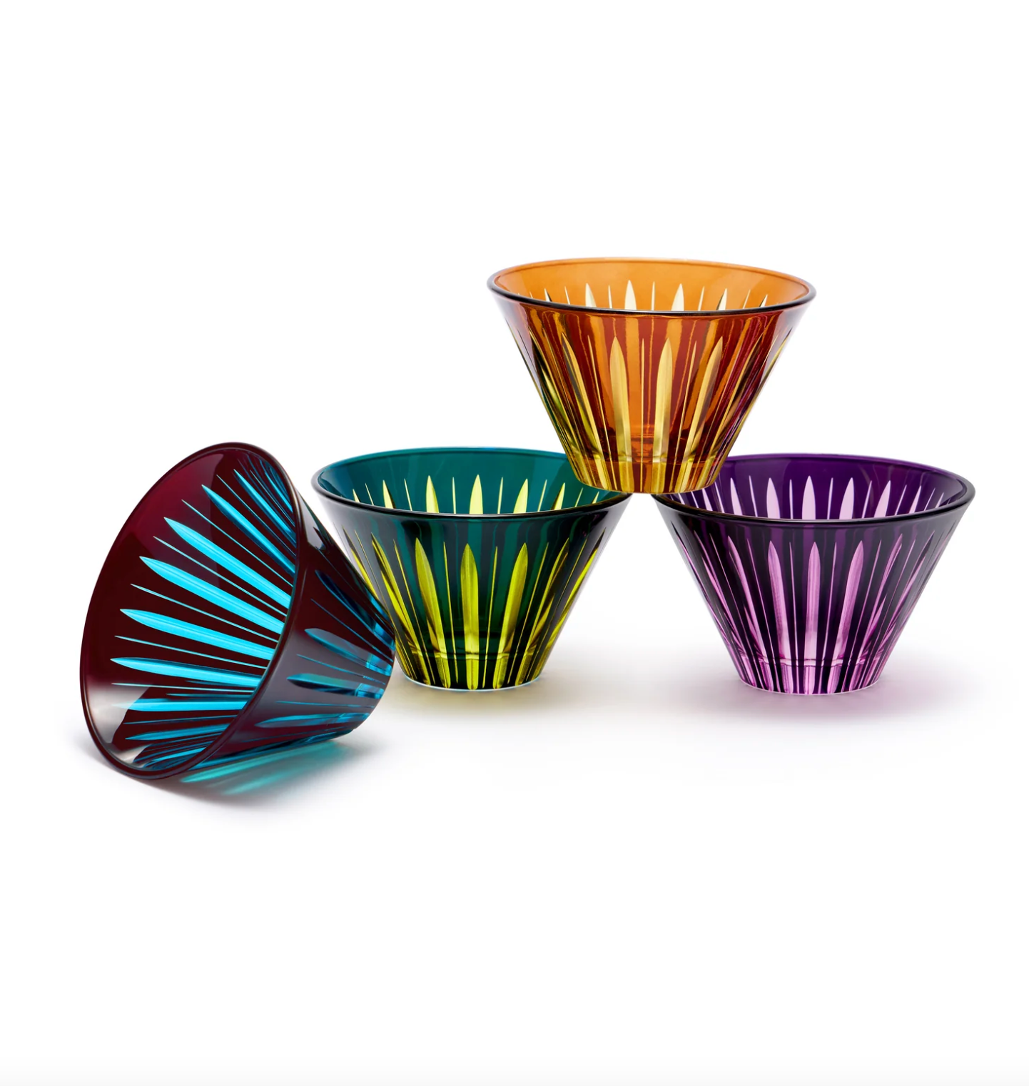 Prism Condiment Bowls - Assorted (Set of 4)