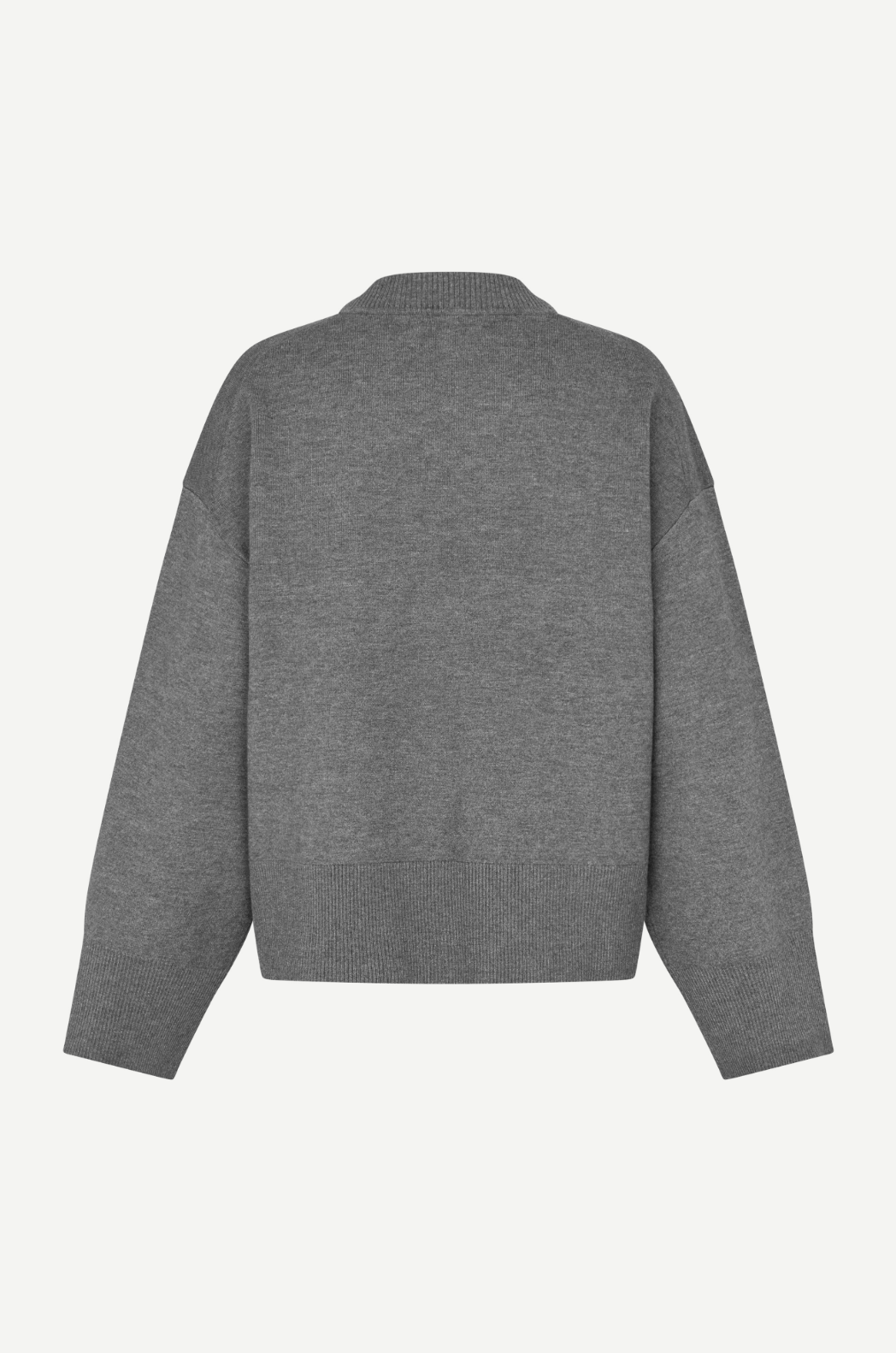 Salula V-Neck Sweater in Dark Grey