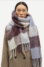 Alex Scarf in Wisteria Check