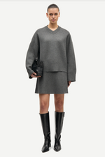 Salula Skirt in Dark Grey