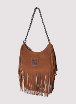 Ino Small Krossi Baguette Bag in Cognac