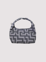 Skia Mini Hobo Bag in Grey/Black