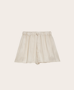 Paxi Textured Shorts in Ivory