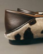 Lucy Pointy Ballerina in Cowhide