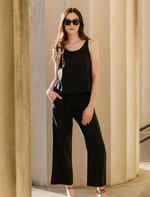 Wherever Cropped Pant in Black