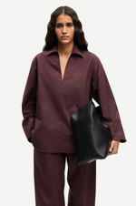 Sasully Blouse in Fudge