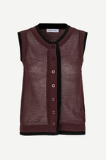 Saliv vest in Fudge