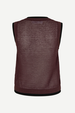Saliv vest in Fudge